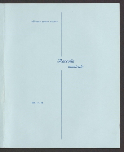 Moissonneurs. Comédie en trois actes. Les paroles de Mr. Favard. La musique de M. Duny. Représentés à la Comédie Italienne le 27 Janvier 1768. Partit.