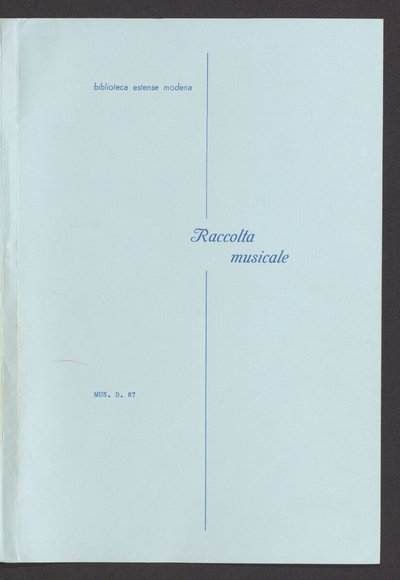 Sei suonate a violino o flauto Trav. col Basso per l'organo. Op. 6