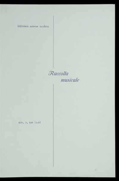 Sinfonia in C a 2 violini, 2 oboe, 2 corni, viola e basso