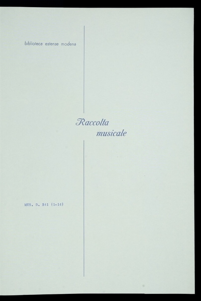 Sinfonia a 2 violini, 2 oboe, 2 fagotti, due corni, 2 clarini, tympano, viola basso e flauto traverso