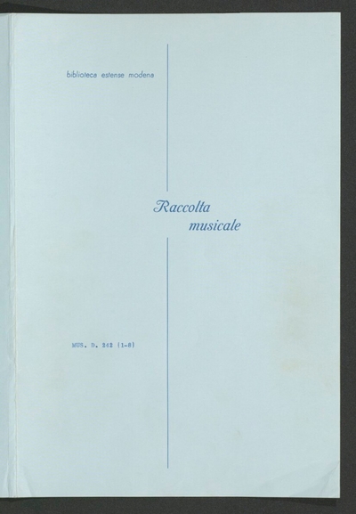 Sinfonia a 2 violini, 2 oboe, 2 corni, viola e basso [in C]