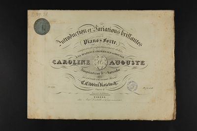 Introduction et variations brillantes pour le P.F. Oeuvre 2