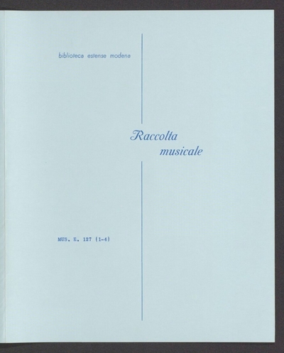 Duetto Sventurata, a chi fin ora per 2 Sopr. vv.ni viola e basso