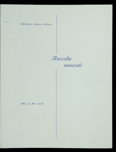 Balli diversi a violino e basso. Opera 4. Parti