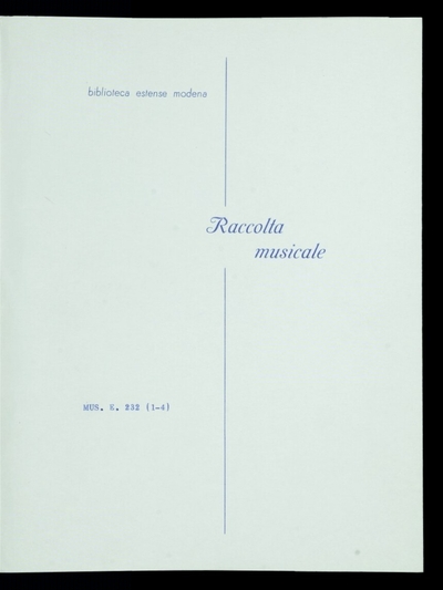 Concerto da camera a due violini e basso, dedicato al molt'illustre sig. padron colendissimo il signor Gioseffo Zannini, da Gioseffo Torelli veronese, accademico filarmonico. Opera 2. Parti