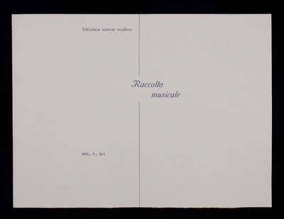 Air: Those pupille to keep the work “Le Orazi e Curiazi,” by tenor [ma S] and pf