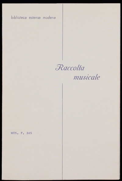 Primo libro de madrigali a cinque voci di Scipione Dentice gentiluomo napolitano. Sola parte dell'alto