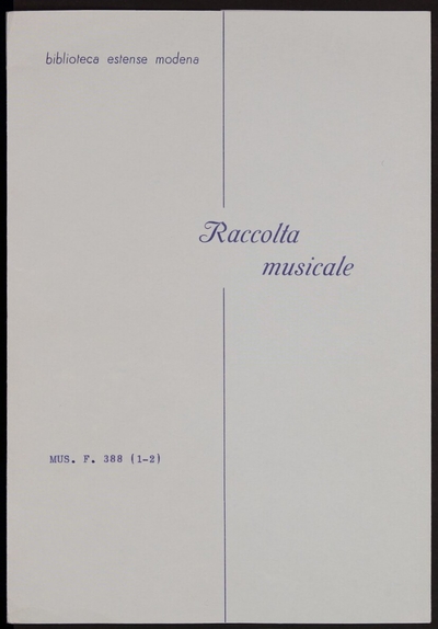 First book of madrigals with no name for five entries reprinted. Parts of c. and the