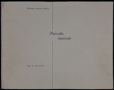 Sonata à Violoncello solo con il suo Basso Continuo Di Domenico Gabrielli