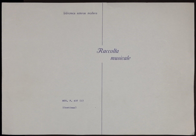 Tre cicisbei, del signor Baldassarre Galuppi detto Buranello. Melodramma in 3 atti. Partit. e parti
