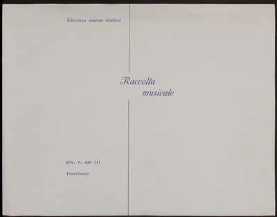 Amante di tutte. Opera bernesca in 3 atti. Musica del sig. Buranello. Partit. e parti