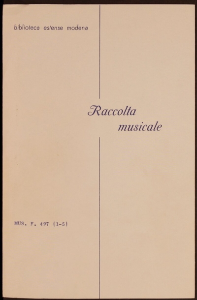 Madrigale a cinque voci Quando spiega l'insegna al sommo padre