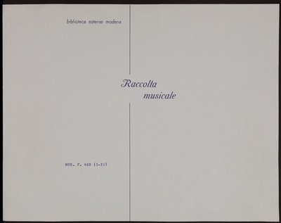 Offertorium de B.M. Virgine, a 4 voci con orchestra