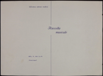 Missa [in Do] sine Sanctus et Agnus, a 4 voci con orchestra