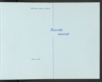 Ouverture for the Piano Forte della ture A rare thing