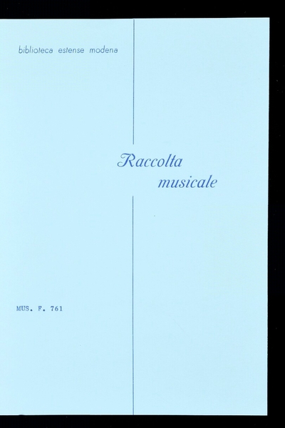 Di Filippo di Monte maestro di capella della s.c.maestà dell'imperatore Rodolfo secondo, il secondo libro delli madrigali , a cinque voci. Novamente ristampati. La sola parte del b.