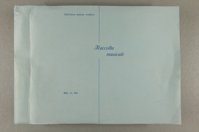La Sete di Christo Oratorio à 4. Cantori 2. Ten: e Basso Con istrom.ti La Vergine Maria S.Giovanni Gioseffo Nicodemo Del Sig. Bernardo Pasquini