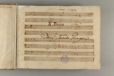 The Tirinto. Acts Three. Prologue and intermezzo, with instruments