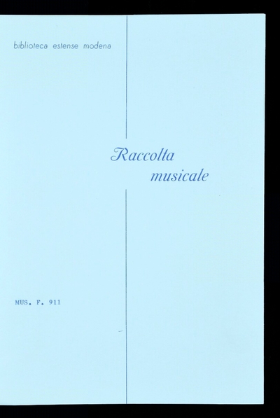 O benedicte Jesu. Mottetto a solo voce di Contralto, con bc