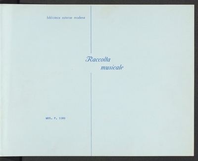 Suite de la Merope del Signor Torri. Atto II. Partitura della scena IX tra Epiticle e Argia