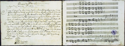 Oratorio senza titolo, [Gilard ed Eliada] a 4 voci con istrumenti. In due parti