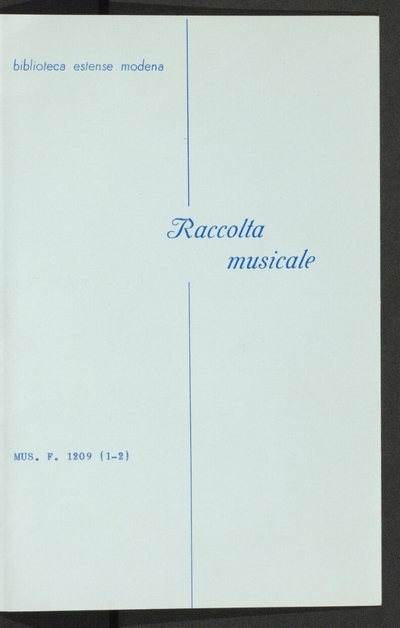 Oratio Vecchi da Modena's songs. Book one to four entries. Reprinted again. Parts of c. and t