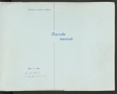 Cantate, Duetti, Terzetti, Pezzi 13