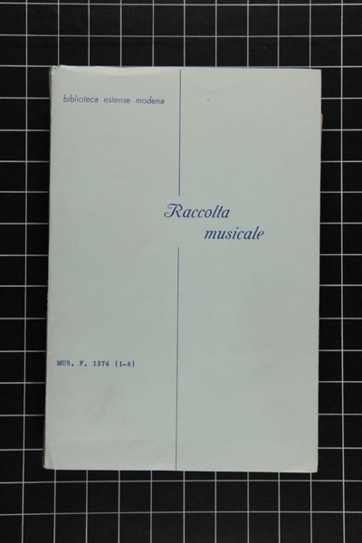 Trionfo di musica di diversi a sei voci. Libro Primo