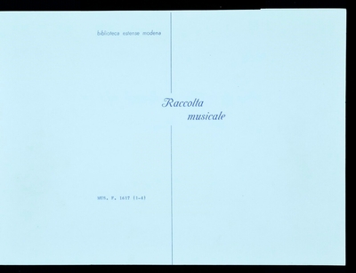 Symphony in the work: The Grotto of Trofonio, for 2 flute and bass violins