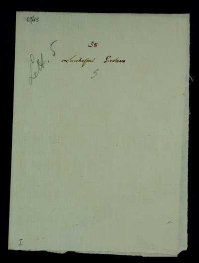 Lettere di Lucchesini, Girolamo a Lodovico Antonio Muratori (1735 - 1738)