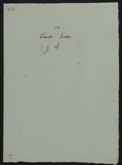 Lettere di Pariati, Pietro a Lodovico Antonio Muratori (1723 - 1723)