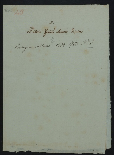 Letters from Quadrio, Francesco Saverio to Lodovico Antonio Muratori (1739-1743)
