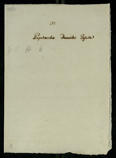 Lettere di Papenbroeck, Daniel van a Lodovico Antonio Muratori (1698 - 1700)