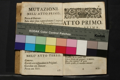 Astianatte drama for music portrayed in Pratolino's villa.In Florence: in the printing works of His Royal Highness: Peter Antonio Brigonci, 1701.