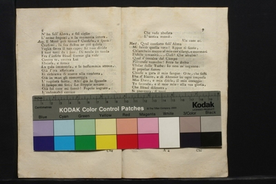 Il serpente innalzato da Mose nel deserto figura di nostro signore crocifisso componimento sagro del celebre p. maestro reggente Lorenzo Fusconi min. convent. da cantarsi per la solenne festa e triduo l'anno 1761. ... posto in musica dal signor Antonio Ma