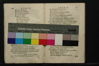 Scipione in Cartagine nuova, dramma per musica da rappresentarsi nel nuovo ducal Teatro di Piacenza, in occasione che si riapre la Fiera la Primavera dell'anno 1730. Dedicato all'altezza serenissima di Enrichetta D'Este duchessa regnante di Parma, Piacenz