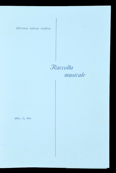 Suonate à Violino, e Vio loncello di  Tomaso Vi tali. Op.1a