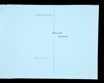 L'Aurora d'Italia e di Germania. Sammlung der beliebtesten gesänge mit Begleitung des P.F.