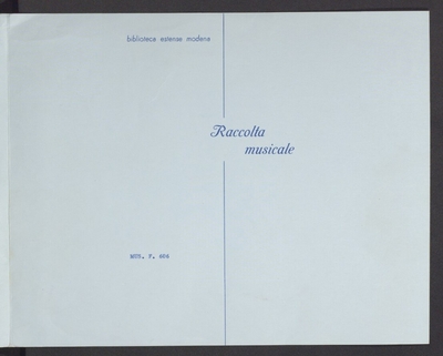 Don Trastullo. 3-voice intermezzo with two-part instruments Partit.