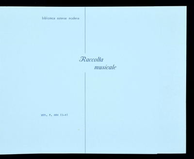 Benedict Marcello to violins 1. and 2. Parts