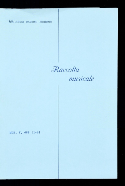 By Luca Marenzio the third book de madrigali di sei Di, novice composed and given in light