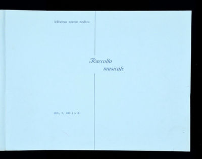 Sinfonia in G# per 2 violini, 2 viole, 2 oboe, 2 corni, fagotti, violoncello e contrabasso