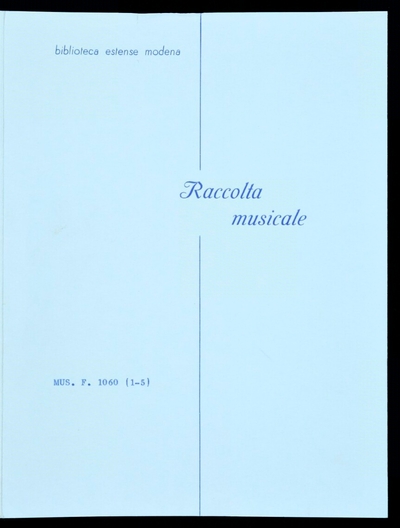 Vexilla a 2 canti e sinfonie del Sig.r  Alessandro Scarlatti