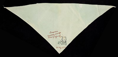 Lampersari komt terug, met zijn eten op zijn rug, 29 April '45
