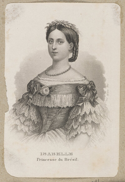 Izabela Krystyna Leopoldyna Augusta Micaela Gabriela Rafaela Gonzaga de Bragança, księżniczka cesarska Brazyli (w: Almanach de Gotha 1862)