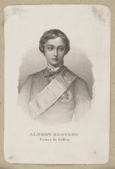Albert-Edward, książę de Galles (w: Almanach de Gotha 1862)