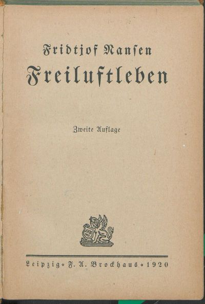 Freiluftleben