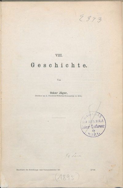 Bd 3,1,[2]: Geschichte