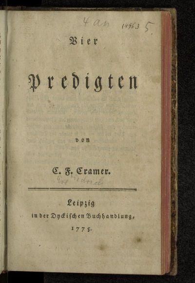 Vier Predigten