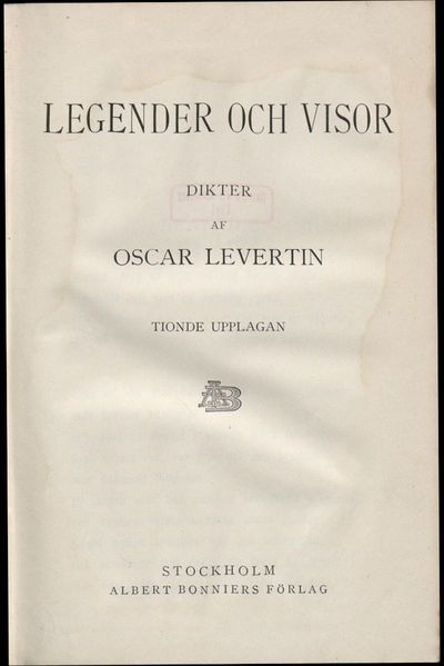 1,1: Legender och visor : dikter
